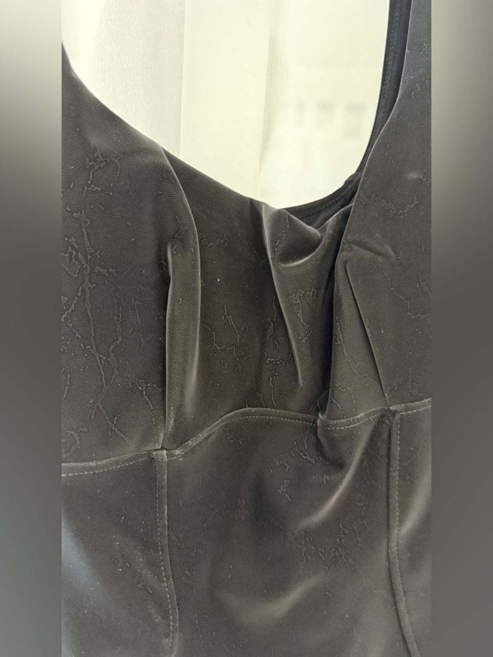 Popilush BodyCon Fully-lined Snatched Black Dress with Sculpted Bodice - Picture 5 of 8
